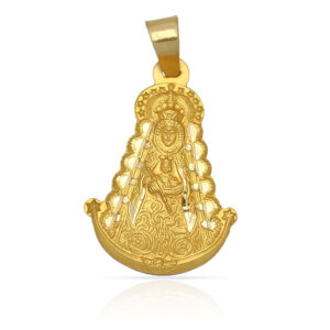 Medalla oro 18kl v. del rocio- 26x37mm
