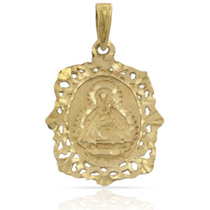 Medalla oro 18kl v.de la cabeza-20x26mm