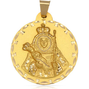 Medalla oro 18kl v. candelaria - 42mm