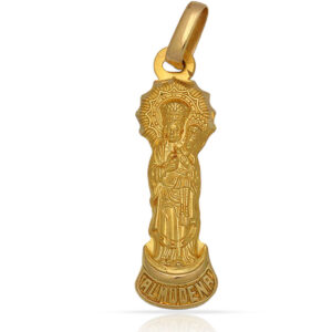 Virgen de la almudena oro 18kl