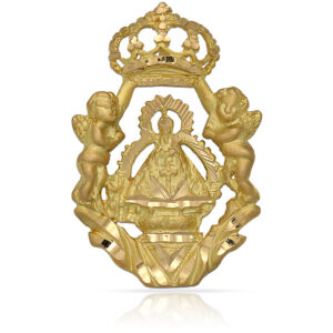 Medalla oro 18kl v.de la cabeza- 23x35mm