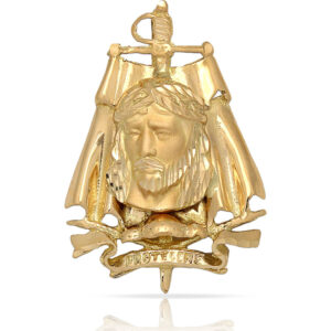 Medalla oro 18kl cristo de los toreros