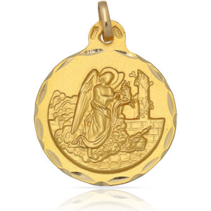 Medalla oro 18kl san gabriel- 21mm
