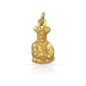 Medalla oro 18kl el cautivo - 12x24mm