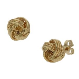 Pendientes oro 18kl nudo - 8mm