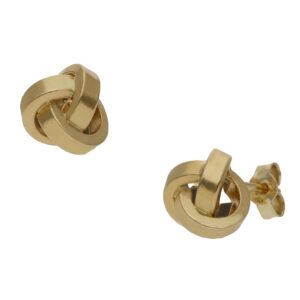 Pendientes oro 18kl nudo - 10mm