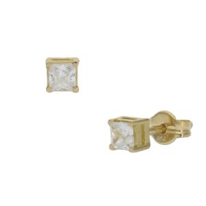 Pendientes oro 18kl circonitas