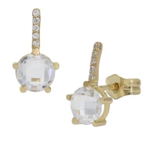 Pendientes oro 18kl circonitas