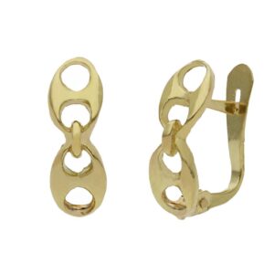 Pendientes oro 18kl calabrote