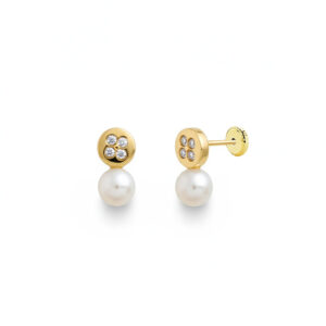 Pendientes oro 18kl circulo