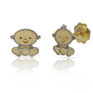Pendientes oro 18kl niño