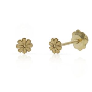 Pendientes oro 18kl margarita