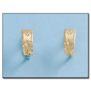 Pendientes oro 18kl tallados