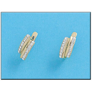 Pendientes oro 18kl circonitas