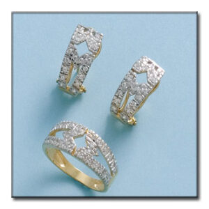 Pendientes oro 18kl circonitas
