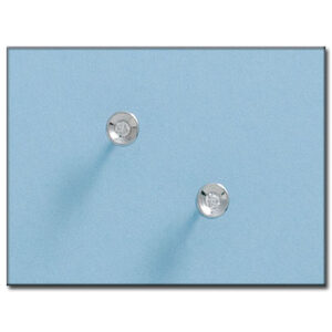 Pendientes oro blanco 18kl redondos