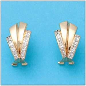 Pendientes oro 18kl circonitas