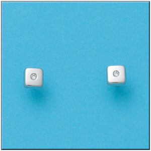 Pendientes oro 18kl cuadrados