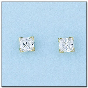 Pendientes oro 18kl - 5x5