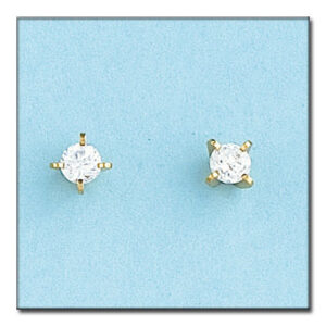 Pendientes oro 18kl - 5mm