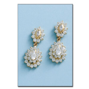 Pendientes oro 18kl circonitas