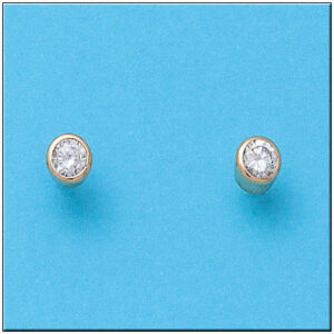Pendientes oro 18kl circonitas