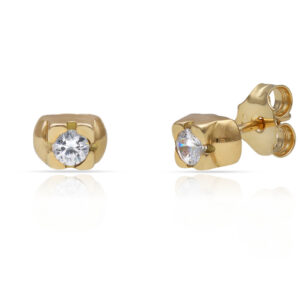 Pendientes oro 18kl circonitas