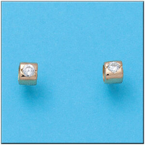 Pendientes oro 18kl circonitas