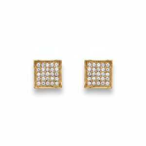 Pendientes oro 18kl circonitas