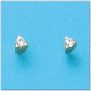 Pendientes oro 18kl circonitas