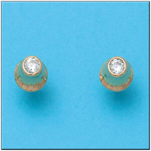 Pendientes oro 18kl circonitas
