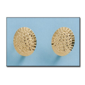 Pendientes oro 18kl tallados