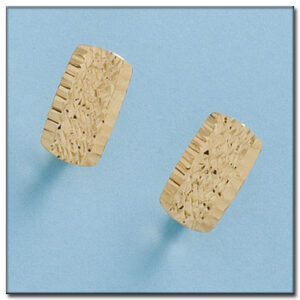 Pendientes oro 18kl tallados