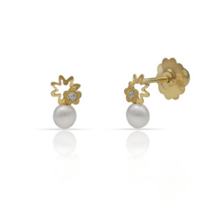 Pendientes oro 18kl estrellas