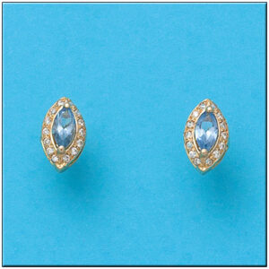 Pendientes oro 18kl circonitas