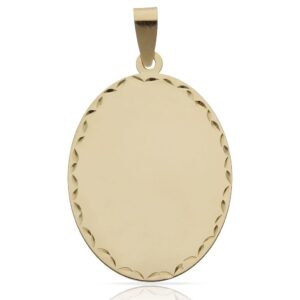 Placa oro 18kl tallada - 23x36mm
