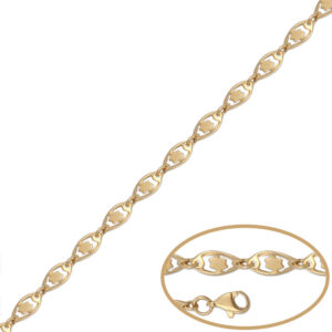 Pulsera oro 18kl flor