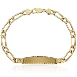 Pulsera oro 18kl 1x1 placa