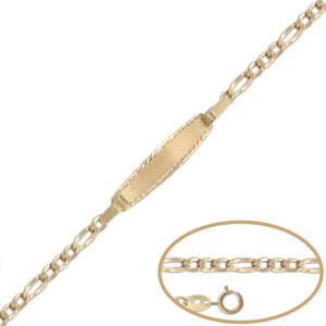 Pulsera oro 18kl - 12cm