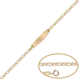 Pulsera oro 18kl - 12cm