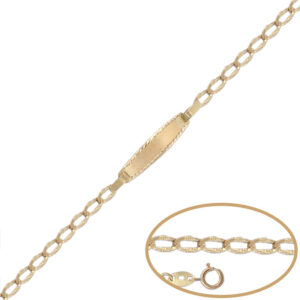 Pulsera oro 18kl - 12cm