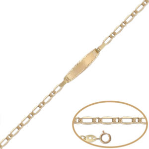 Pulsera oro 18kl - 12 cm