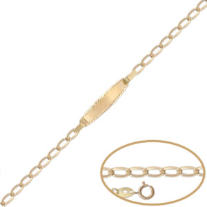 Pulsera oro 18kl - 12cm