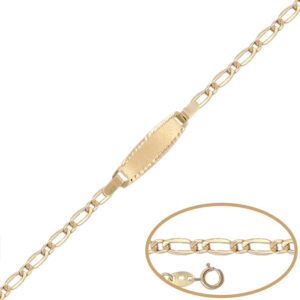 Pulsera oro 18kl - 12cm