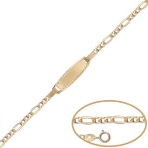 Pulsera oro 18kl - 13.50cm