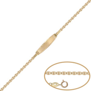 Pulsera oro 18kl - 12cm