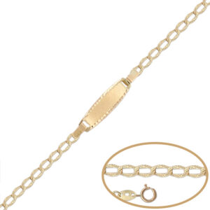 Pulsera oro 18kl - 13cm
