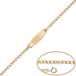 Pulsera oro 18kl - 13.50 cm