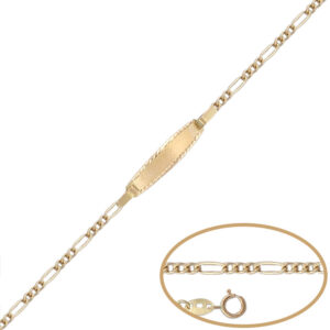Pulsera oro 18kl - 12cm