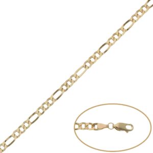 Pulsera oro 18kl 3x1 - 4mm